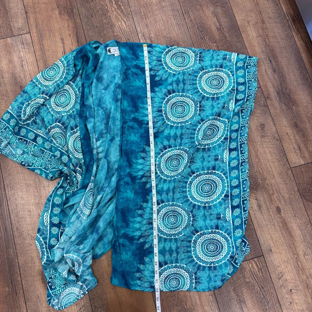 Lotus and Luna Bimini Mandala Swim Cover Up Handmade One Size Flowy Boho - Picture 6 of 7